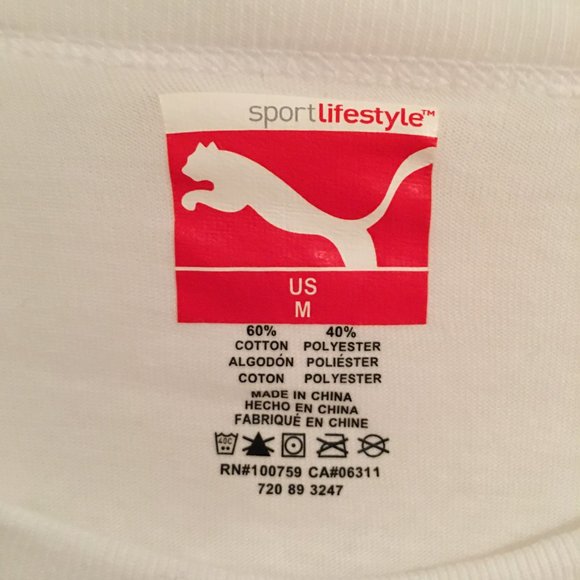 Puma Classic White Tee - Picture 3 of 5